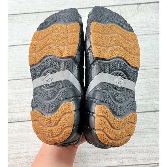 Sperry Water Strider Black Rubber Slip On Shoe Mens Size 7 Women's Size 8 - Picture 7 of 7